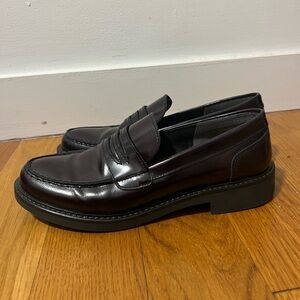 Burgundy/Brown Leather Loafers ❤️